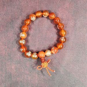 💜Red Aventurine Mala 21 Bead Meditation Bracelet